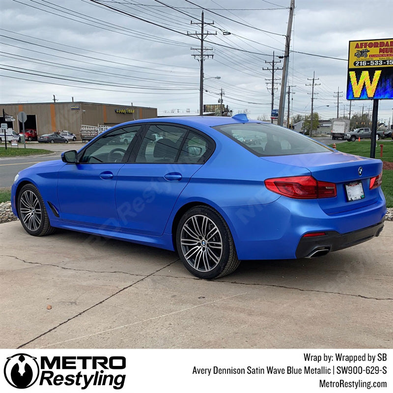 Satin Wave Blue BMW