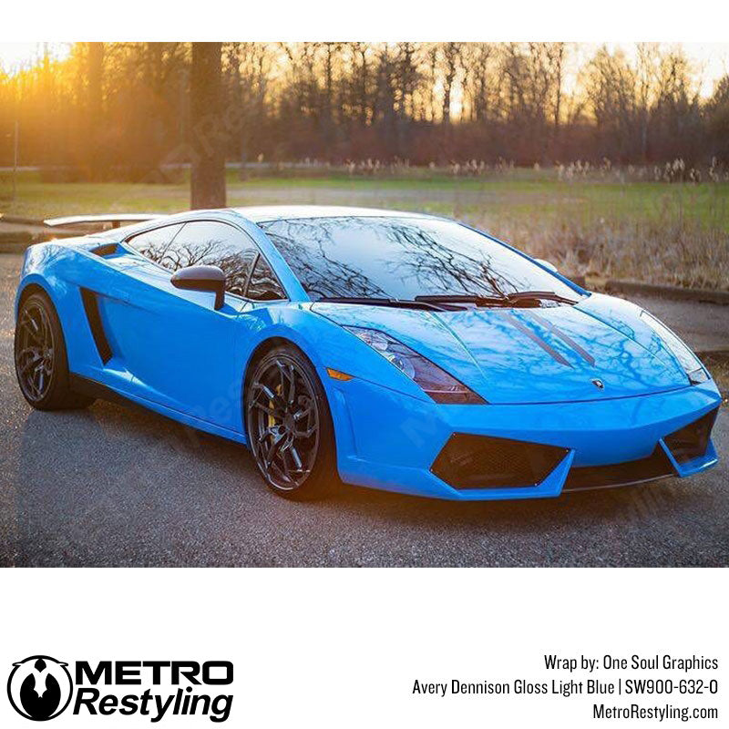 Gloss Light Blue Lambo