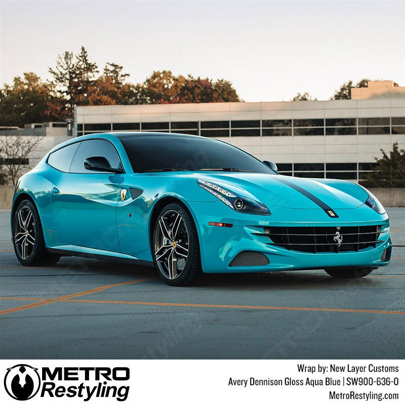 Avery Dennison SW900 Gloss Aqua Blue