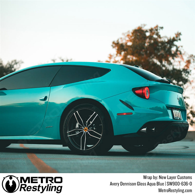 Avery Dennison SW900 Gloss Aqua Blue