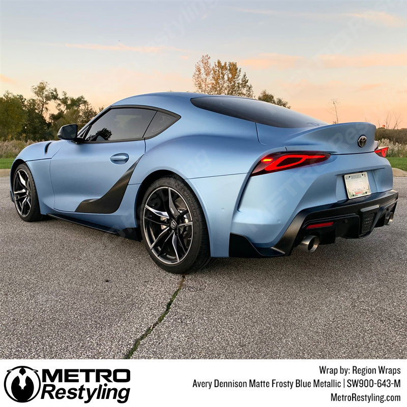 Matte Frosty Blue Metallic