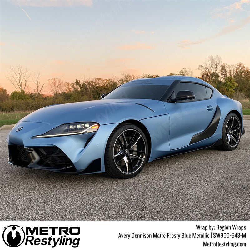 Matte Frosty Blue Metallic