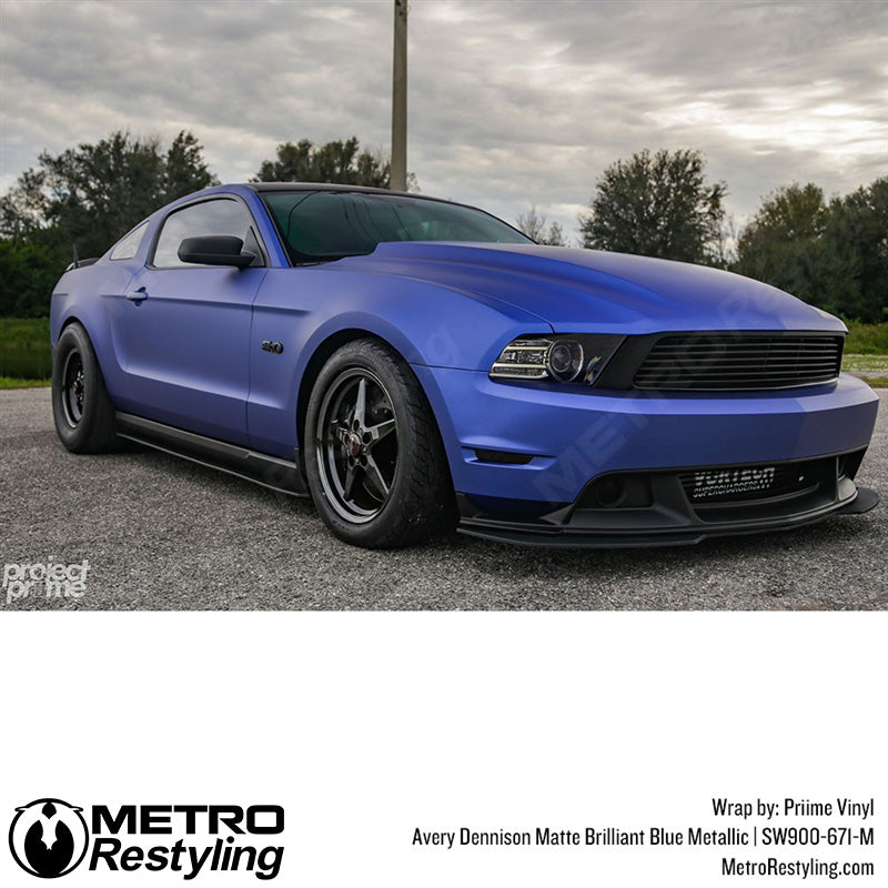 Matte Brilliant Blue Metallic
