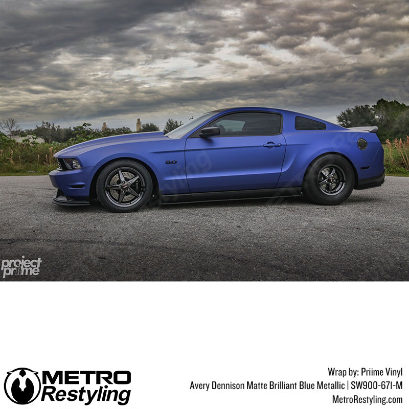 Matte Brilliant Blue Metallic