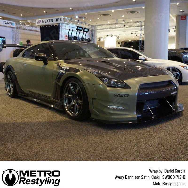 Satin Khaki Green