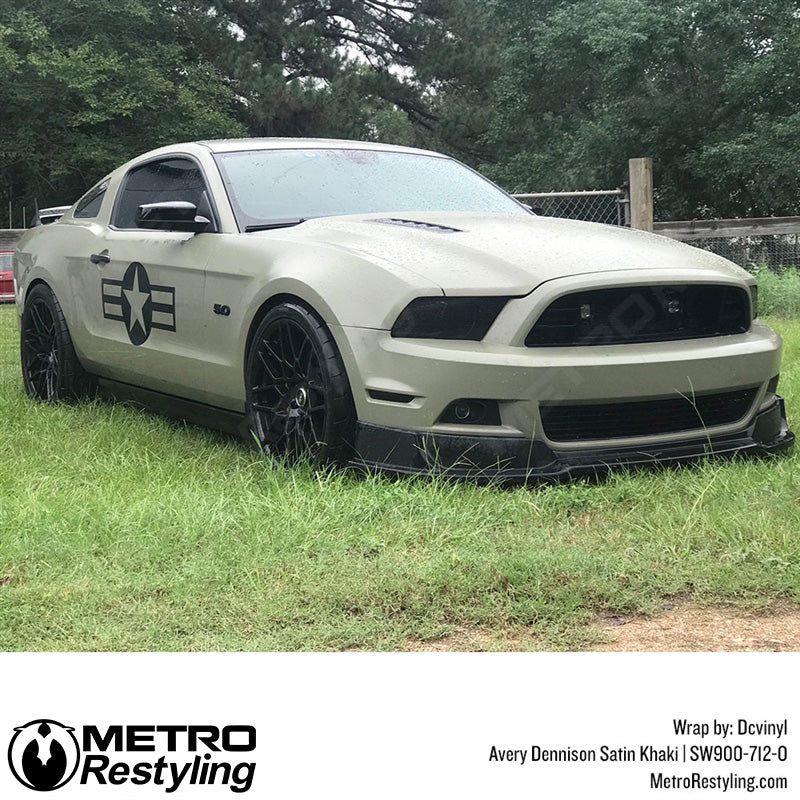 Satin Khaki Green Mustang