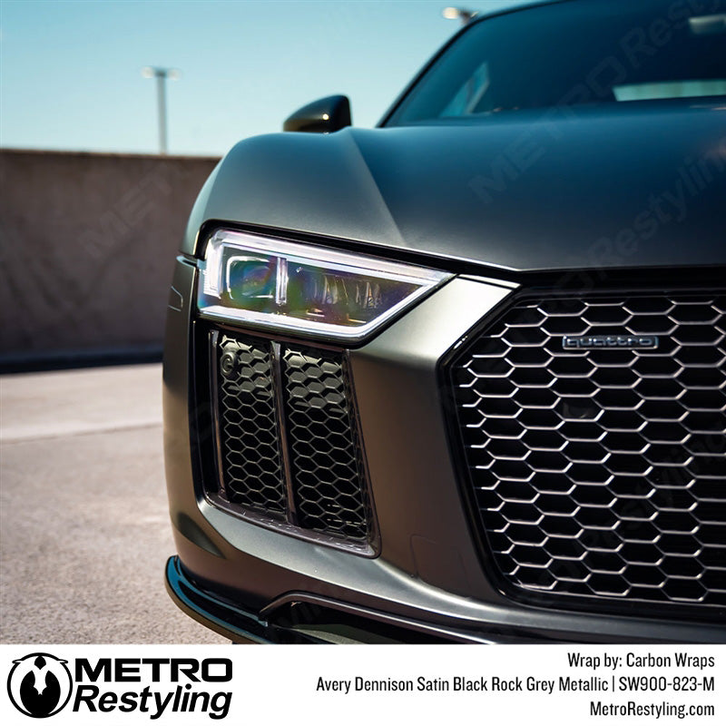 Satin Black Rock Gray Metallic Audi