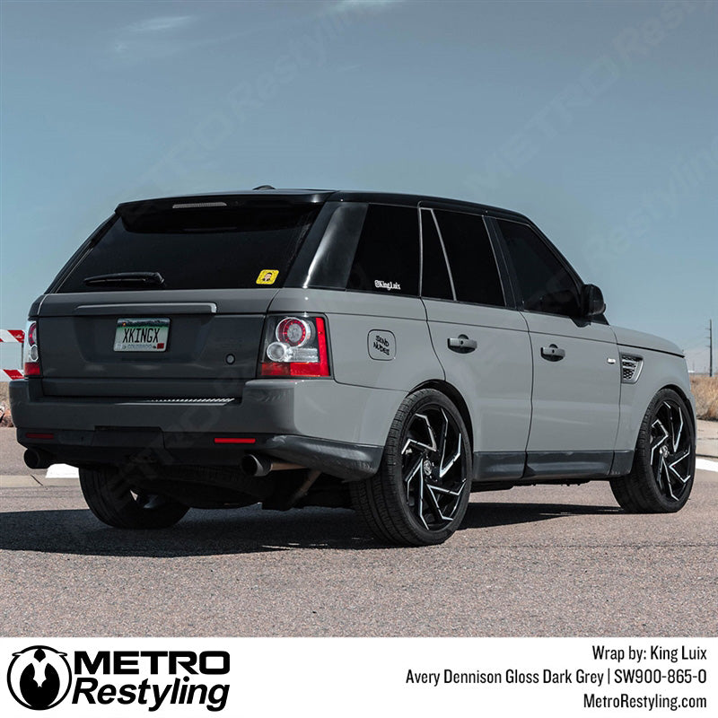 Avery Dennison SW900 Gloss Dark Gray Vinyl Wrap | SW900-865-O