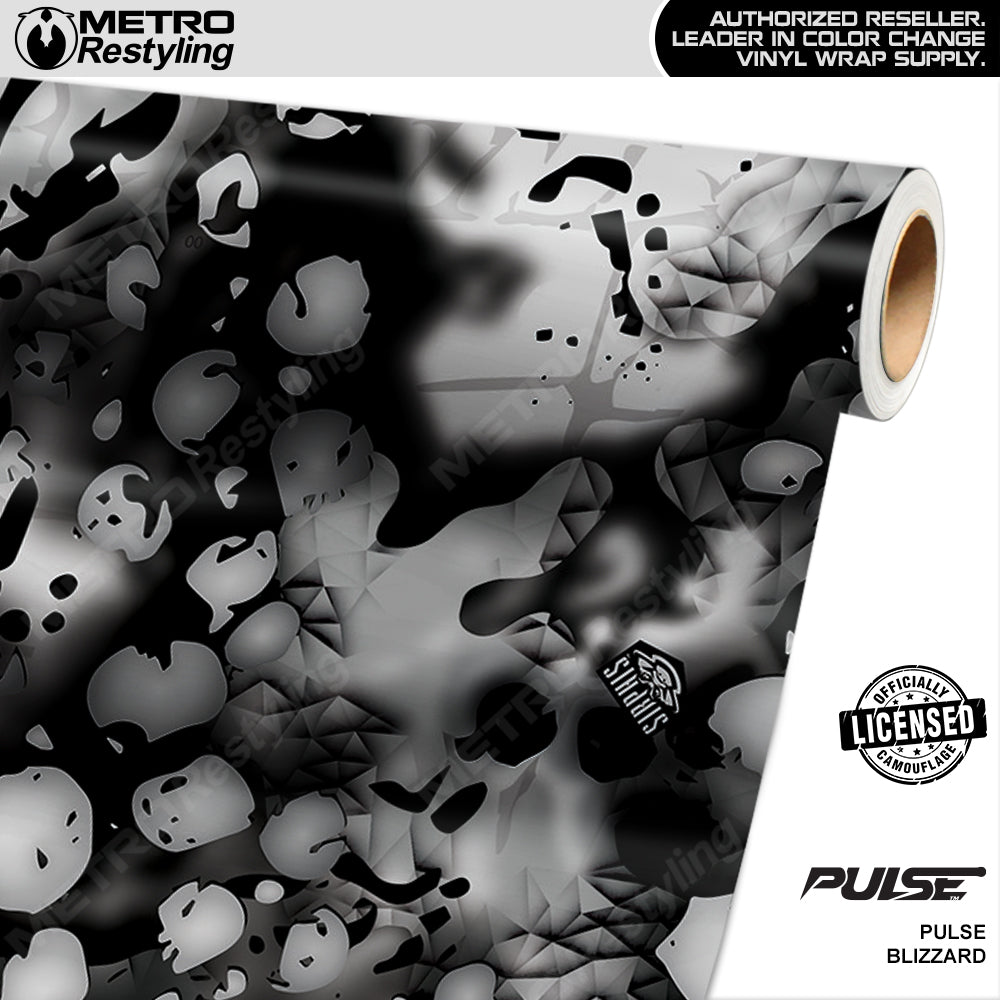 Pulse Blizzard Camouflage Vinyl Wrap Film