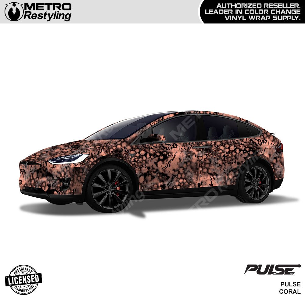 Pulse Coral Camo Car Wrap