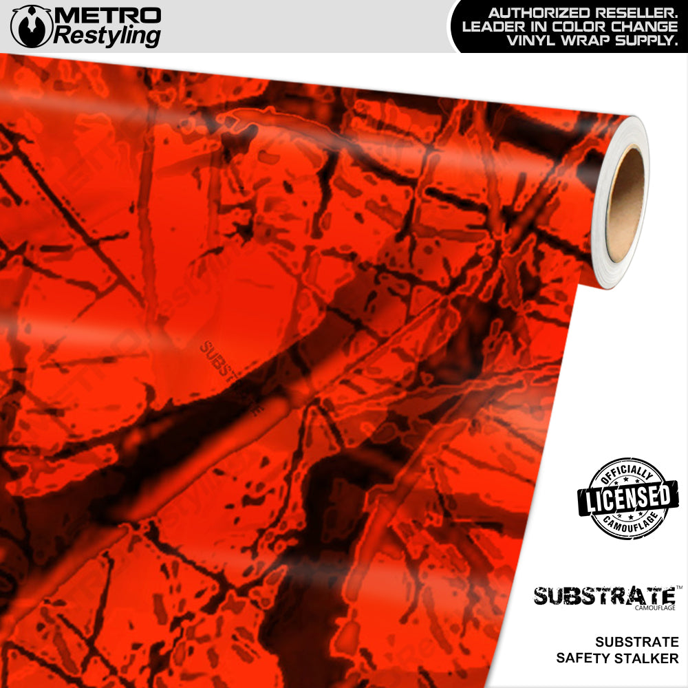 Substrate Safety Stalker Camouflage Vinyl Wrap
