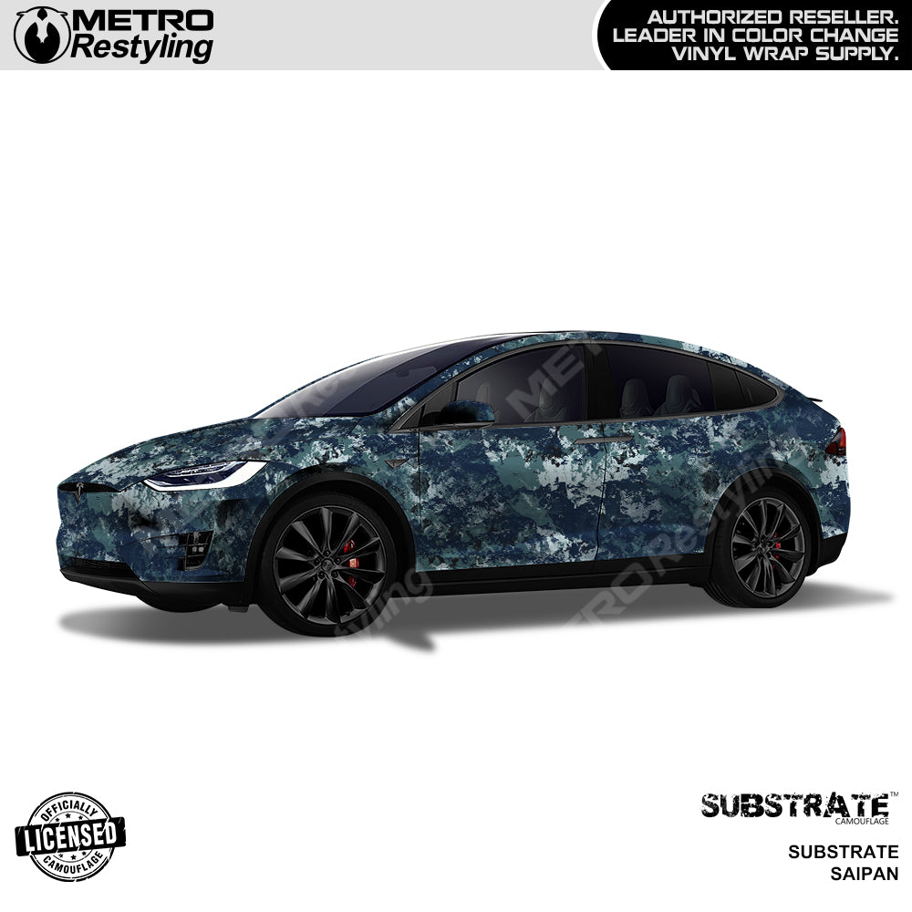 Substrate Saipan Camo Car Wrap