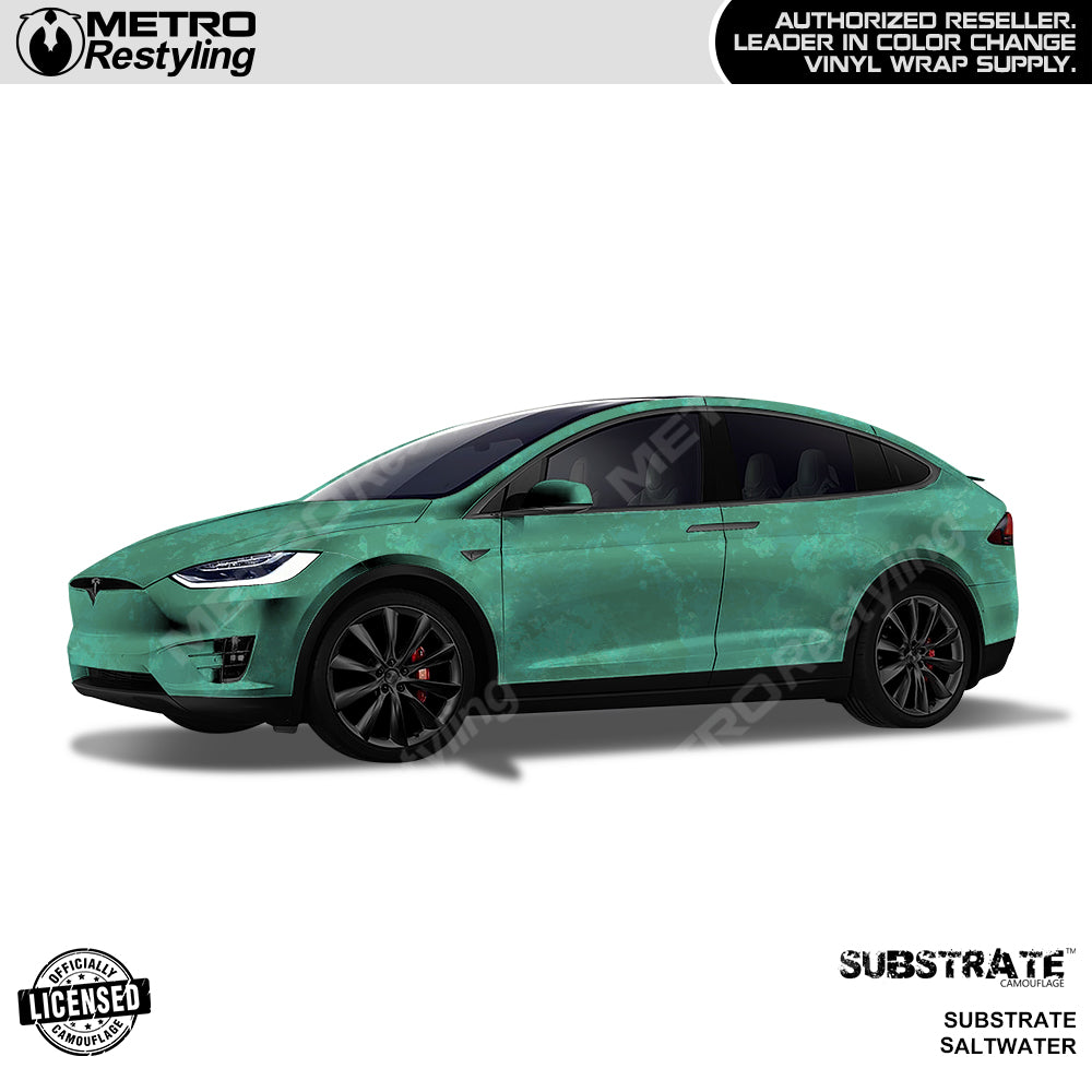 Substrate Saltwater Camouflage Car Wrap