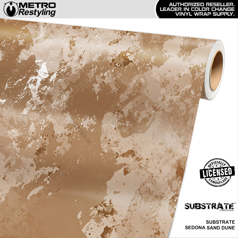 Substrate Sedona Sand-dune Camouflage Vinyl Wrap