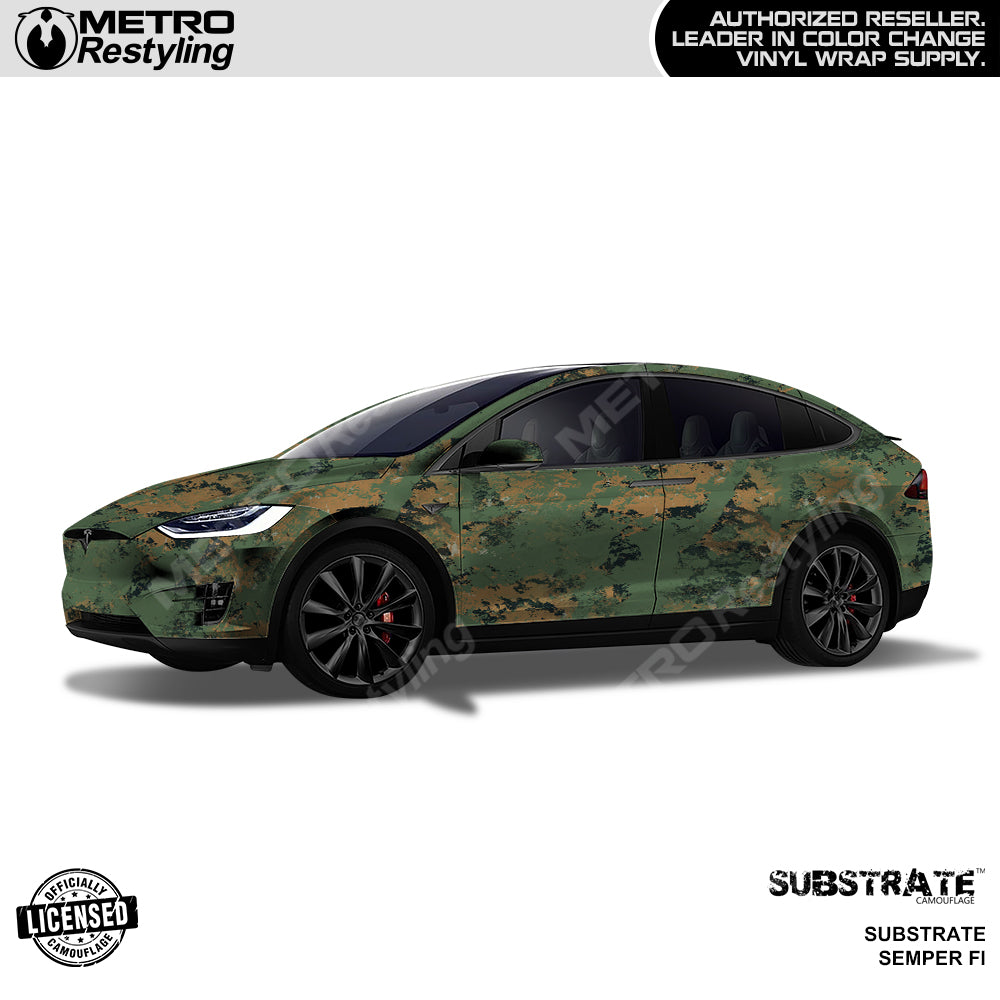 Substrate Semper-Fi Camo Car Wrap