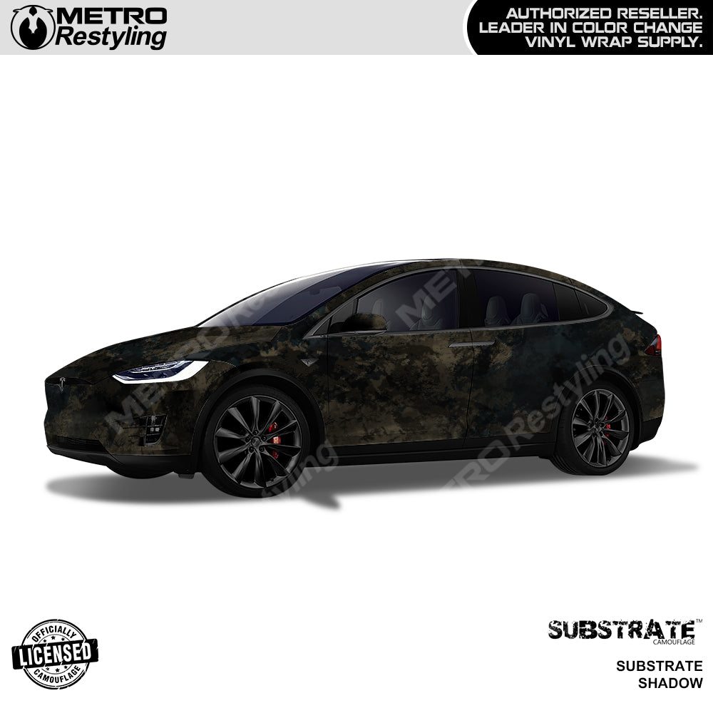 Substrate Shadow Camo Car Wrap
