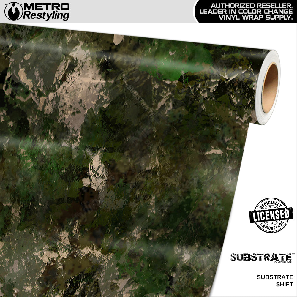 Substrate Shift Camouflage Vinyl Wrap