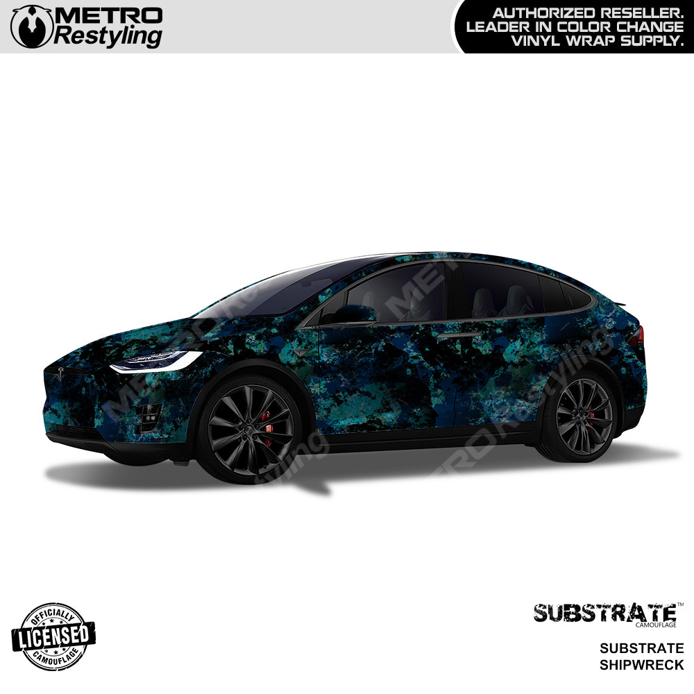 Substrate Shipwreck Camouflage Car Wrap