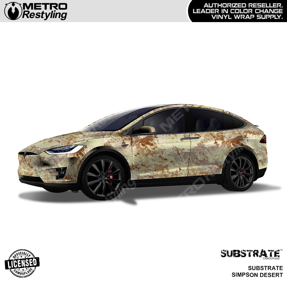 Substrate Simpson Desert Camouflage Car Wrap
