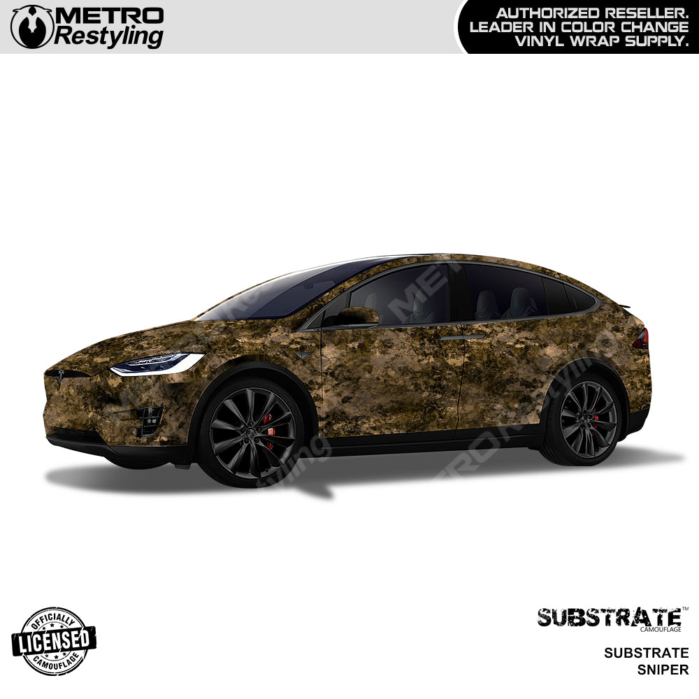 Substrate Sniper Camouflage Car Wrap
