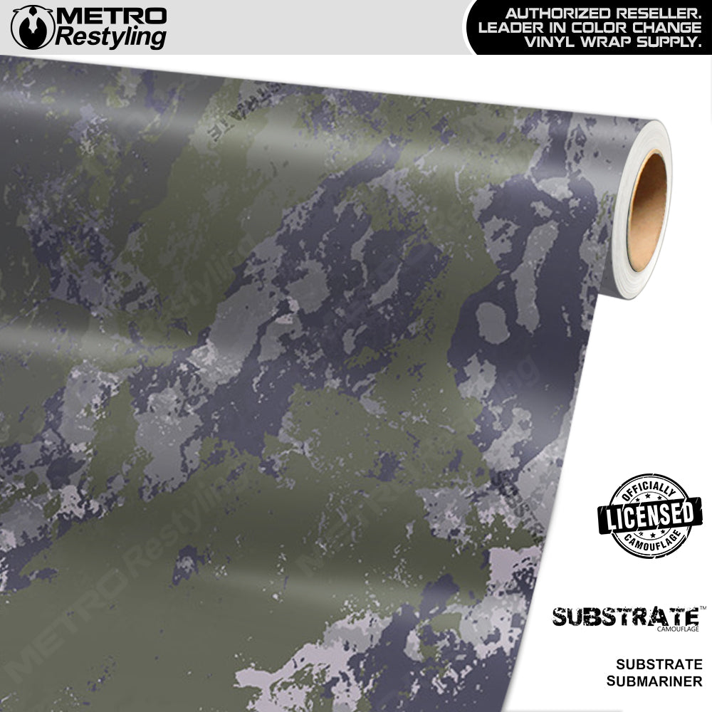 Substrate Submariner Camouflage Vinyl Wrap Film