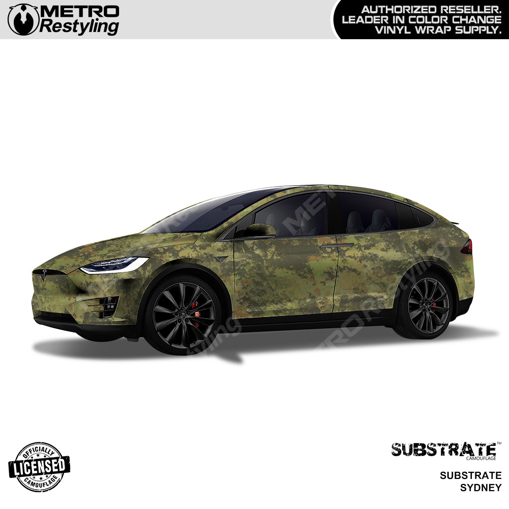 Substrate Sydney Camo Car Wrap