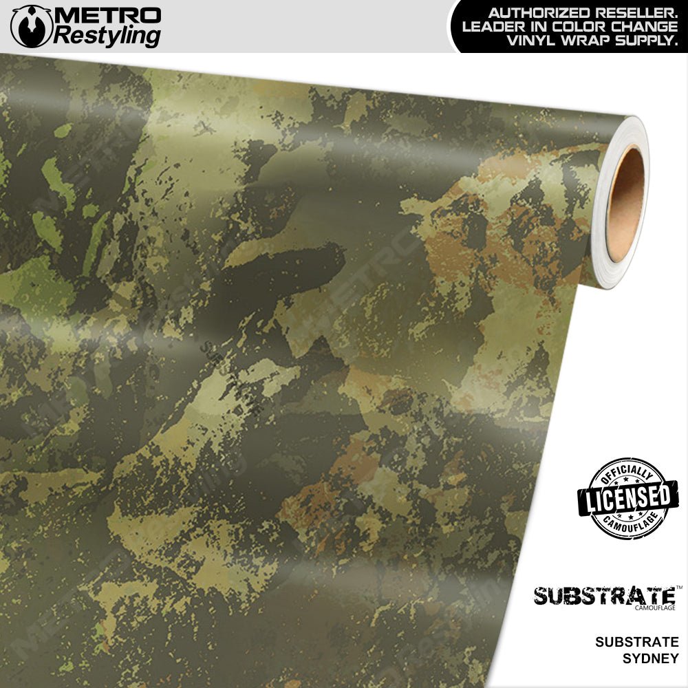 Substrate Sydney Camouflage Vinyl Wrap Film