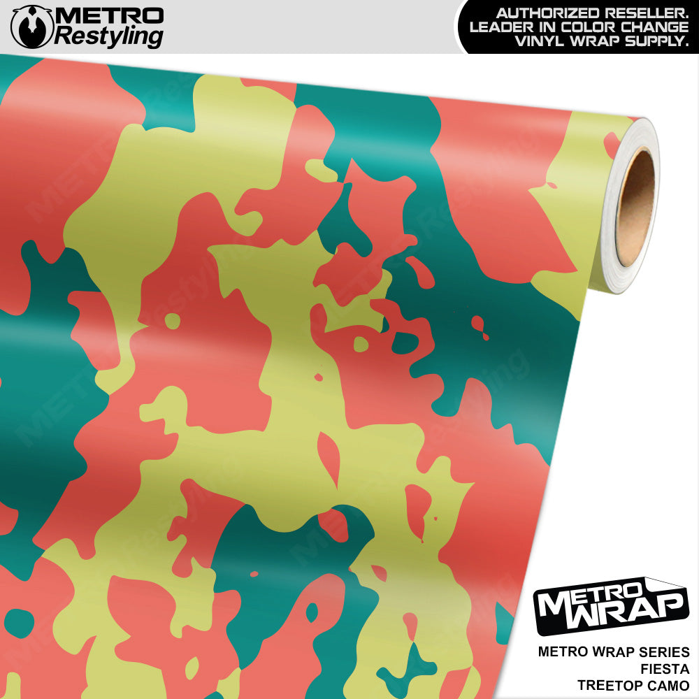 Metro Wrap Treetop Fiesta Camouflage Vinyl Film
