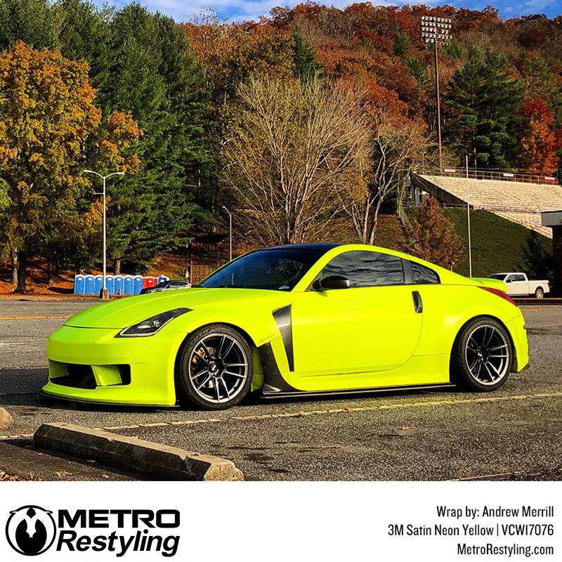 Neon Fluorescent Wrap Film