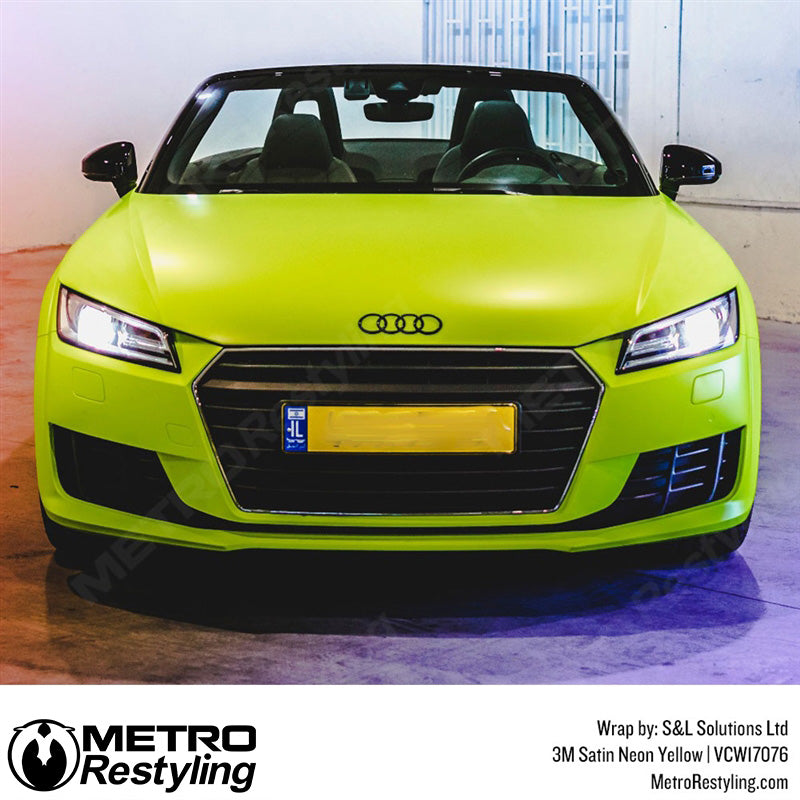 Audi Neon Fluorescent Wrap Film