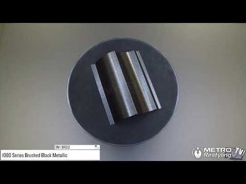 3m brushed black metallic