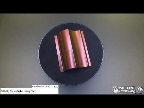 satin rising sun vinyl wrap