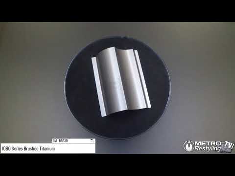 3m brushed titanium