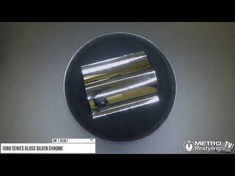 3m gloss silver chrome
