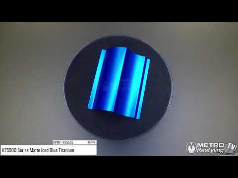 kpmf matte iced blue titanium