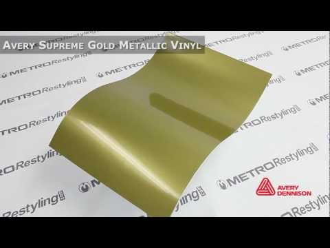 avery gloss metallic gold