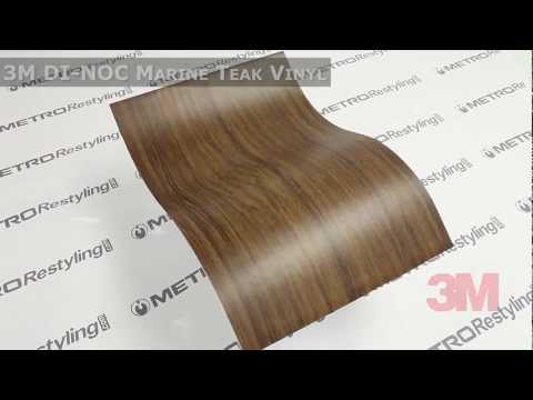wood grain vinyl wrap for boats