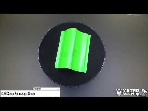 3m satin apple green