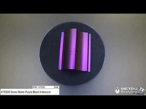 matte purple black iridescent wrap