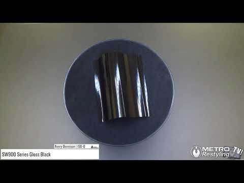 avery gloss black vinyl wrap