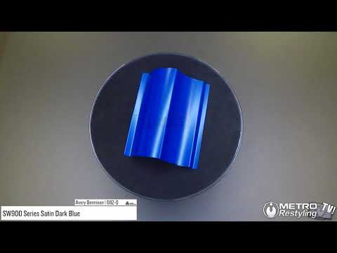 satin dark blue wrap