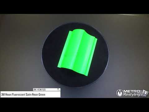 3m satin neon green