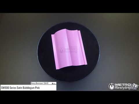 satin bubblegum pink wrap