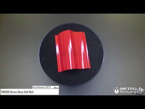 avery gloss soft red