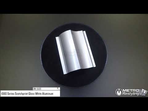 3m gloss white aluminum