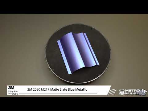 3m matte slate blue metallic video