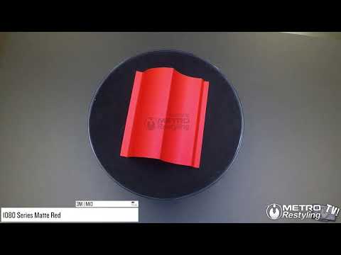 3m matte red