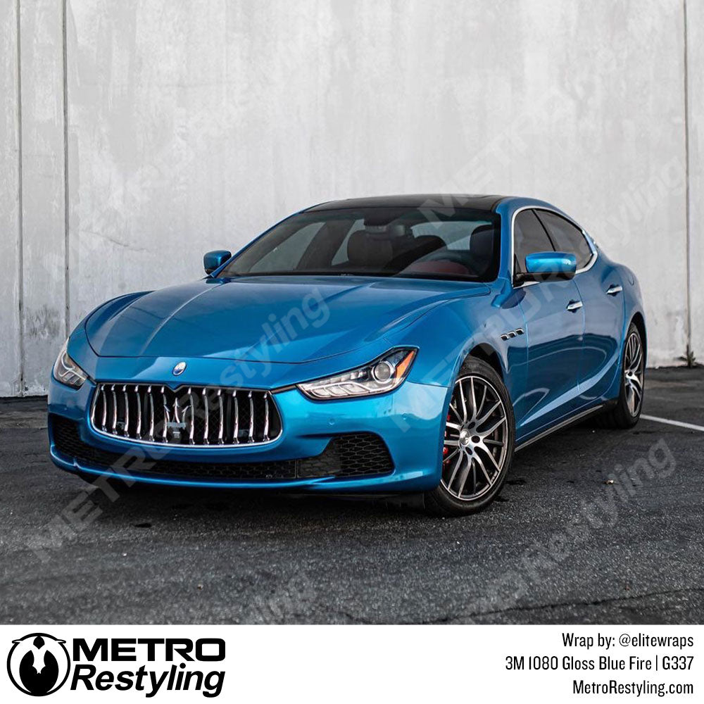 Gloss Blue 3M Vinyl Car Wrap