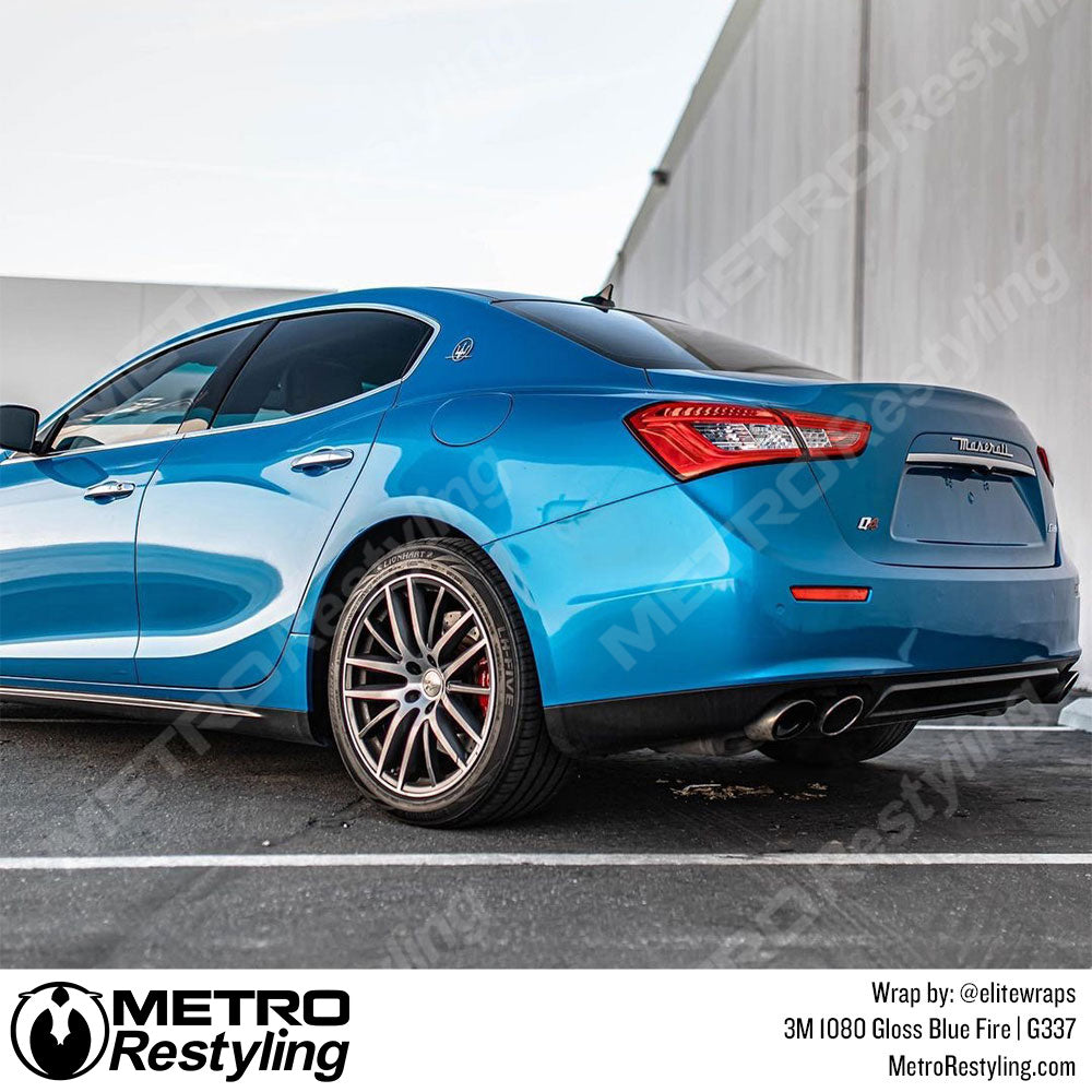 Blue Maserati Wrap