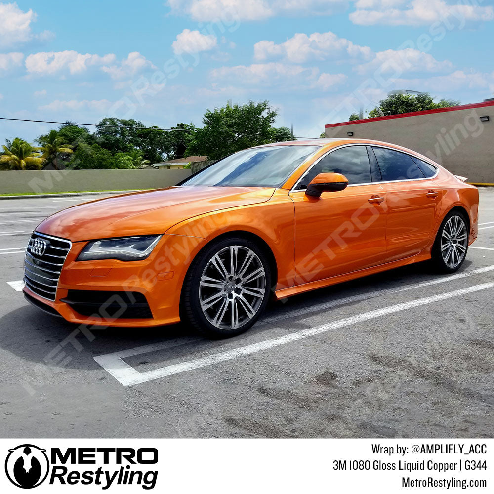 Gloss Liquid Copper Audi Wrap